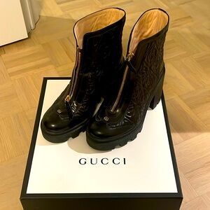 Gucci Lug Sole Boots | size 38.5
